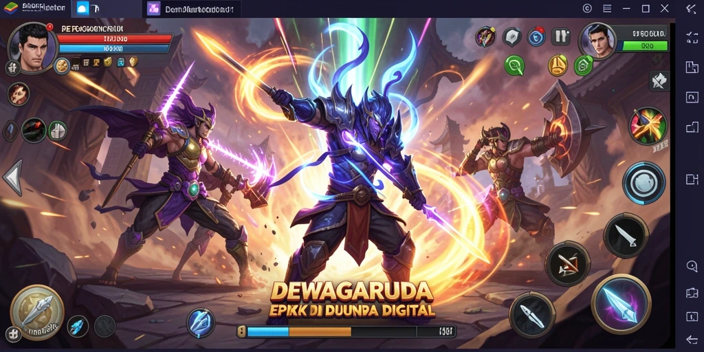 Gameplay bertarung intens dan seru di DEWAGARUDA.
