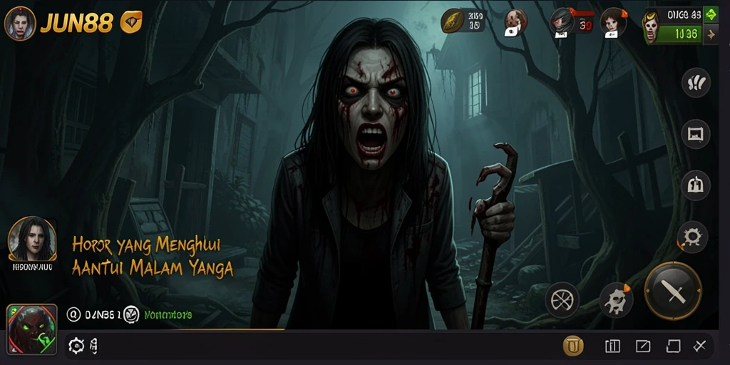 Gameplay mencekam di dalam dunia horor JUN88.