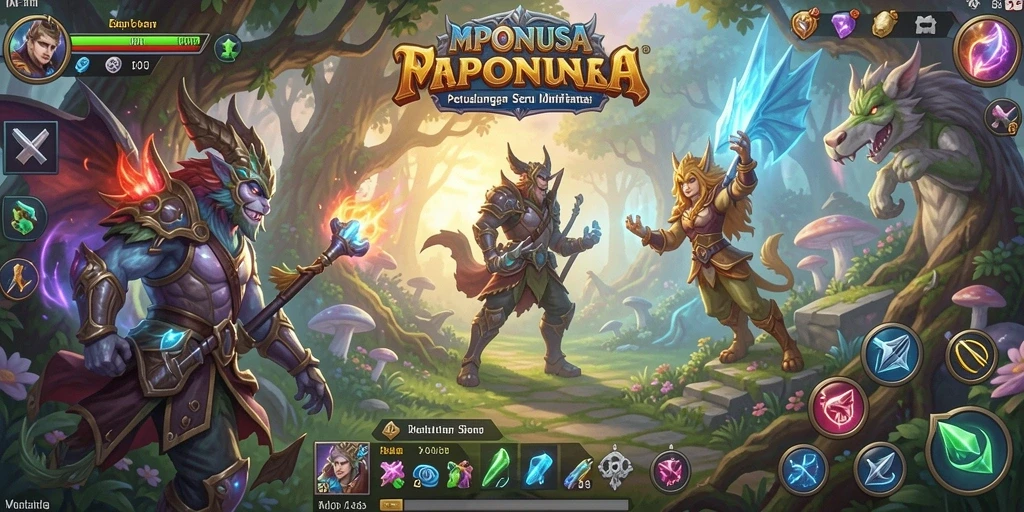 Gameplay seru dan menantang di dunia RPG MPONUSA.