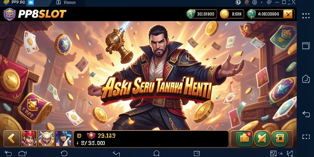 Gameplay PP8SLOT menampilkan aksi dinamis dan karakter beragam.